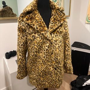 Luii Animal Faux Fur Jacket, only worn once!